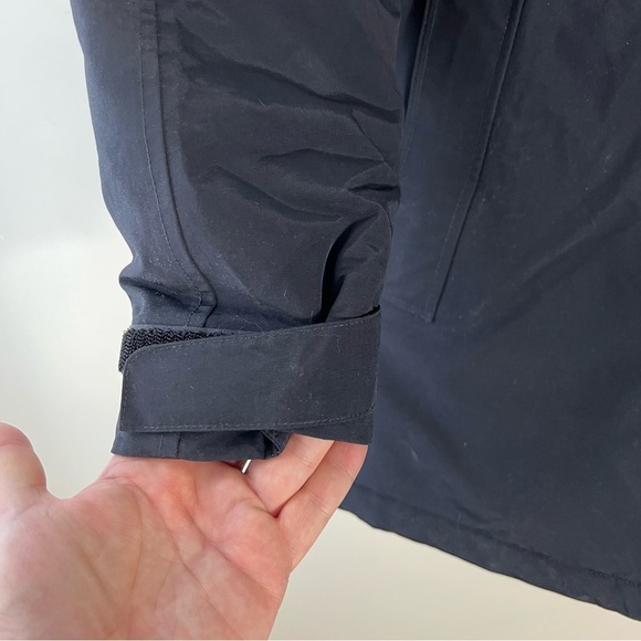 Lands' End Women’s Jacket Black Small Size 6-8 Squall Fleece Winter Parka Coat - Picture 4 of 11